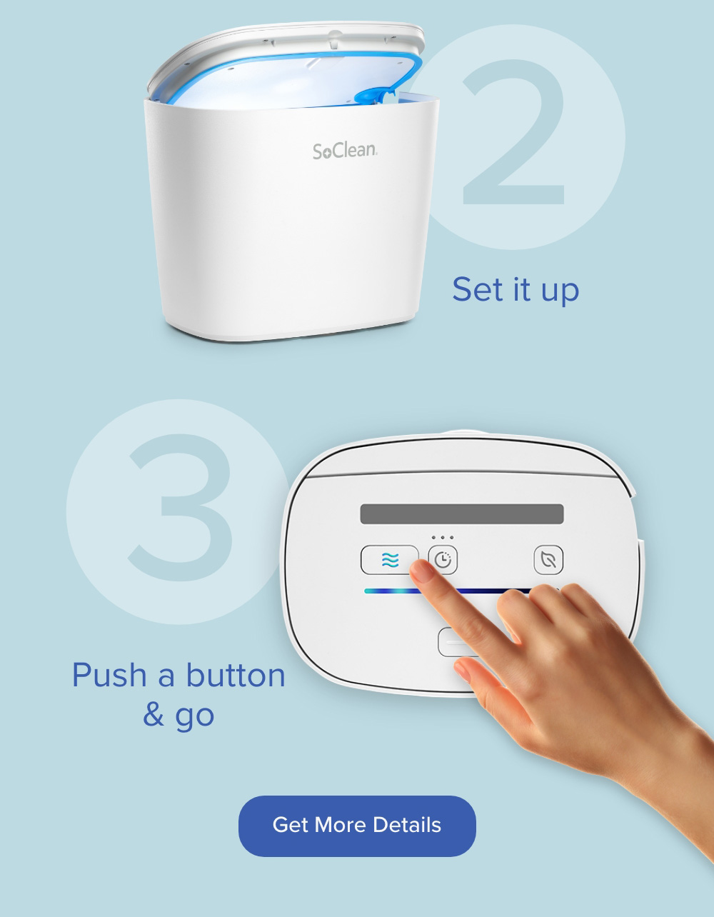 Transitioning to SoClean 3 Easy as 1, 2, 3 SoClean